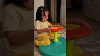 Round and Round with Playskool Sit n Spin Toy teigan [upl. by Narret302]