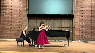 Mendelssohn violin concerto in E minor 3rd mvt 2024 Japan Seattle Suzuki Institute Honors Recital [upl. by Nolyad]