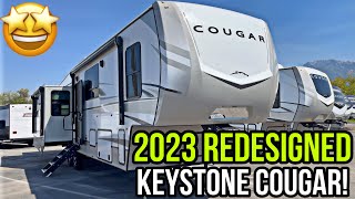 All New Redesigned 2023 Keystone Cougar W Bonus Room And Tons Of Updates [upl. by Stegman]