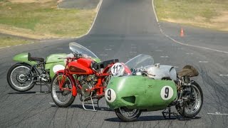 Moto Guzzi 500 V8 at Broadford Australia [upl. by Tullius]