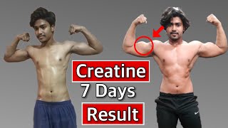 I take Creatine for 7 Days Shocking Result😱 [upl. by Bolme]