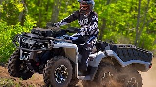 TEST RIDE 2015 Can Am Outlander 650 XT 6x6 [upl. by Josephine]