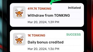 TonKing Withdrawal Guide  How to withdraw TonKing to To wallet  Listing April [upl. by Yasnyl]