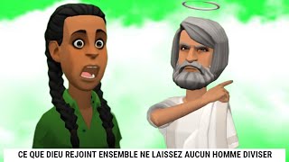 CE QUE DIEU REJOINT ENSEMBLE NE LAISSEZ AUCUN HOMME DIVISER  Animation chrétienne [upl. by Illib]