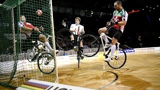 2016 UCI Indoor Cycling World Championships  Cycleball  Day 2 [upl. by Ilime210]