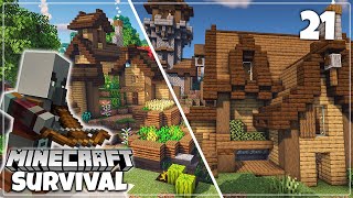 My BIGGEST Survival Minecraft Project yet Lets Play 118 7 [upl. by Goldfarb]