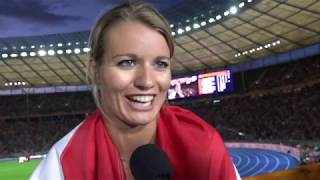 Dafne Schippers NED after winning silver in the 200m [upl. by Daffodil]