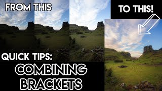 How to Combine BRACKETED EXPOSURES Manually For High Dynamic Range Photography [upl. by Wolfram985]