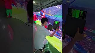 I can install two at the same time ledscreen leddisplay ledwall eagerled ledmodule [upl. by Kciwdahc]