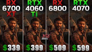 RX 6700 XT vs RTX 4060 Ti vs RX 6800 vs RTX 4070 Tested in 15 games [upl. by Volin]