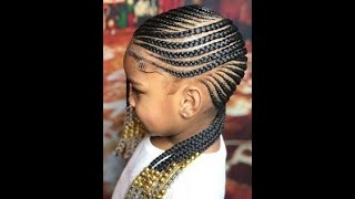 IDEECOIFFUREENFANTS IDEES COIFFURES TRESSES AFRICAINES POUR FILLES [upl. by Aiuqet816]