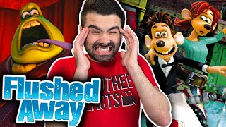 FLUSHED AWAY IS ABSOLUTE INSANITY Flushed Away Movie Reaction First Time Watching [upl. by Yeliab]