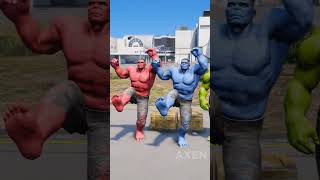 RANDOM SPIDERMAN VS BLUEHULK BABY BATTLE gta5 hulk [upl. by Dupin967]