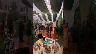 Increíble boda íntima de 30 invitados con DJ luces y sonido de lujo music dance dj boda boda [upl. by Crystie]