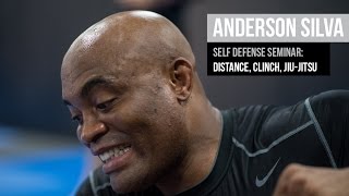 Anderson quotSpiderquot Silva seminar distance clinch and BJJ [upl. by Bronson]