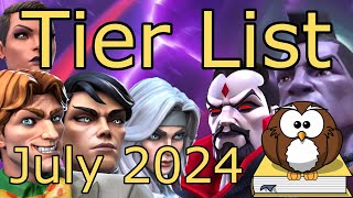 The Tier List Updated  July 2024  MCOC [upl. by Aninad513]