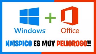 NO DESCARGUES KMSPICO SIN ANTES SABER los PELIGROS de este CRACK para WINDOWS y OFFICE 🔥 [upl. by Calida]