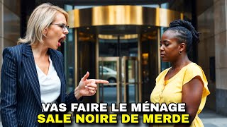 Une femme daffaires noire est prise pour une femme de ménage ce quelle a fait a choqué les USA [upl. by Biebel928]