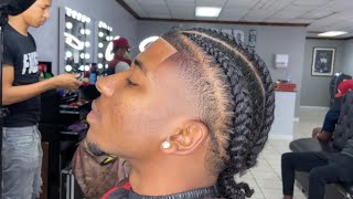 Taper fade with braids ‼️ [upl. by Juliet60]