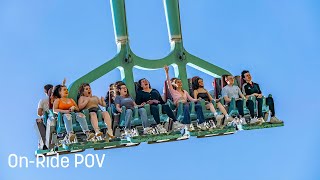 Rush at Thorpe Park  POV  4K  2023 [upl. by Puritan]