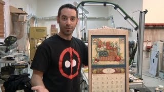 163  How to Build a Calendar Frame Part 2 of 2 [upl. by Chivers]