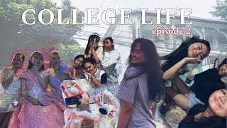 College life ep 2 attending birthdays orientations exploring and randon gala💘 [upl. by Yelsehc]