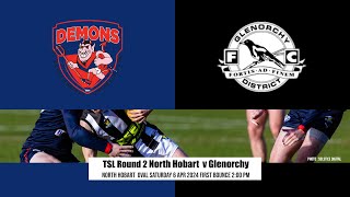 Tasmanian State League Round 2 North Hobart v Glenorchy [upl. by Aicital]