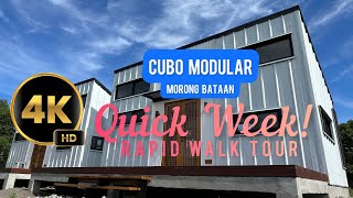 4k CUBO MODULAR Saranggani Model  Rapid Walk Tour  Morong Bataan Philippines 🇵🇭 QuickWeek [upl. by Sansbury]