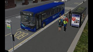 OMSI 2  BOTW29  Route 35 Totnes Station To Paignton  alexander Dennis enviro 400 V3D [upl. by Seale]