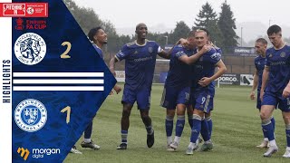 Emirates FA Cup Highlights Macclesfield FC 21 Warrington Rylands [upl. by Aicinoid156]