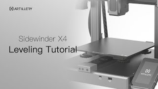 Artillery Sidewinder X4  Hotbed Leveling Tutorial [upl. by Hakeem]