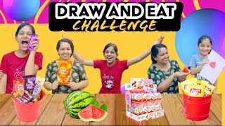 DRAW AND EAT CHALLENGE  വരക്കൂ ജയ്ക്കൂ കഴിക്കൂ [upl. by Assirrac]