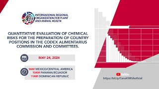 Webinar  Quantitative Chemical Risk Assessment Training to prepare country positions before Codex [upl. by Stav]