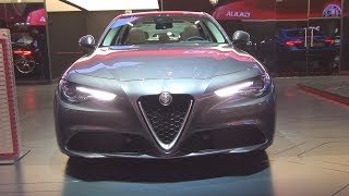 Alfa Romeo Giulia Lusso 22 Turbo Diesel 180 hp RWD AT8 2017 Exterior and Interior [upl. by Ayardna]