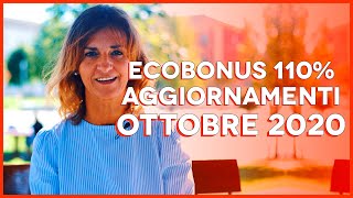 ECOBONUS 110  aggiornamenti ottobre 2020 novità anche sul cappotto termico [upl. by Aynahs636]