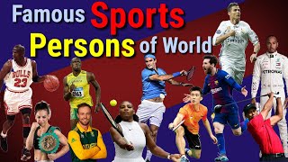 Famous Sports Personalities of World  Eminent International Players of World [upl. by Lyj]