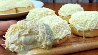 Resepi Roti Viral Ensaymada Inti Cream Cheese  Roti Cheese  Ensaymada  Homemade Ensaymada Recipe [upl. by Enieledam]