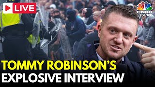 Tommy Robinson Interview LIVE  UK Protests LIVE  UK Riots  Robinson On Islam  Keir Starmer N18G [upl. by Margaret]