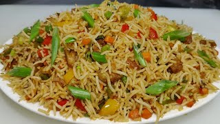 Veg Fried Rice Restaurant Style  वेज़ फ्रा़इड राइस  Street Style Fried Rice  Chef Ashok Recipe [upl. by Lind]