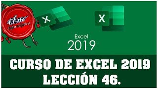 CURSO DE EXCEL 2019 DESDE CERO  46 GRAFICOS DINAMICOS [upl. by Iah]