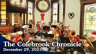 Colebrook Chronicle  Dec 29 2023 Video News of the Week [upl. by Hsakiv]