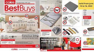 Coles Supermarket  Coles Catalogue  Best Buys Valid From June 10 to 16 2022  Coles Super [upl. by Otreblada]