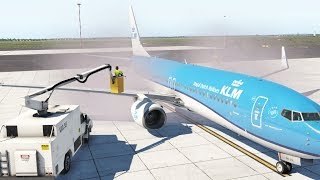 Zibo Mod Boeing 737  Realism of Wing Anti Icing at Frost  X Plane 11 [upl. by Osnofledi]