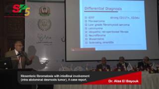 Session 7  Mesenteric fibromatosis with intestinal involvementDr Alaa El Bayouk [upl. by Yecam440]