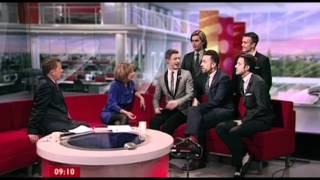 The Overtones Interview on BBC Breakfast  Overtones Interview [upl. by Aivatnuhs]