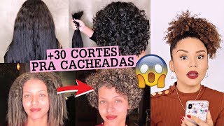 CORTES QUE MUDAM O CABELO CACHEADO OU EM TRANSIÇÃO  AnaTodoDia 17 [upl. by Anoiuq]