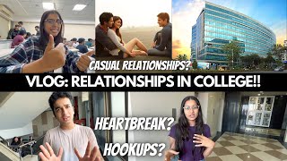 VLOG Relationships in college  Expectations Vs Reality  Nmims Mumbai [upl. by Anwad300]