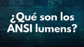 Que no te engañen con los lumens del proyector [upl. by Pihc]