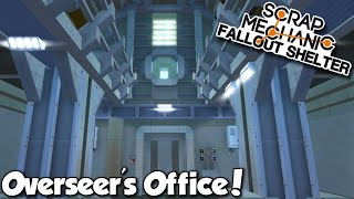 Overseers Office  Scrap Mechanic Fallout Shelter Project Ep2 [upl. by Litnahs]