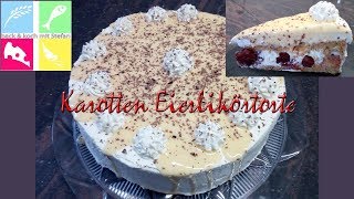 Rezept für eine Karotten Eierlikörtorte [upl. by Redla]